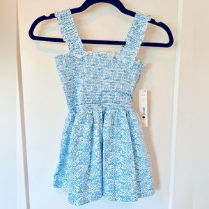 Aqua Small Baby Doll Smocked Tank - NWT